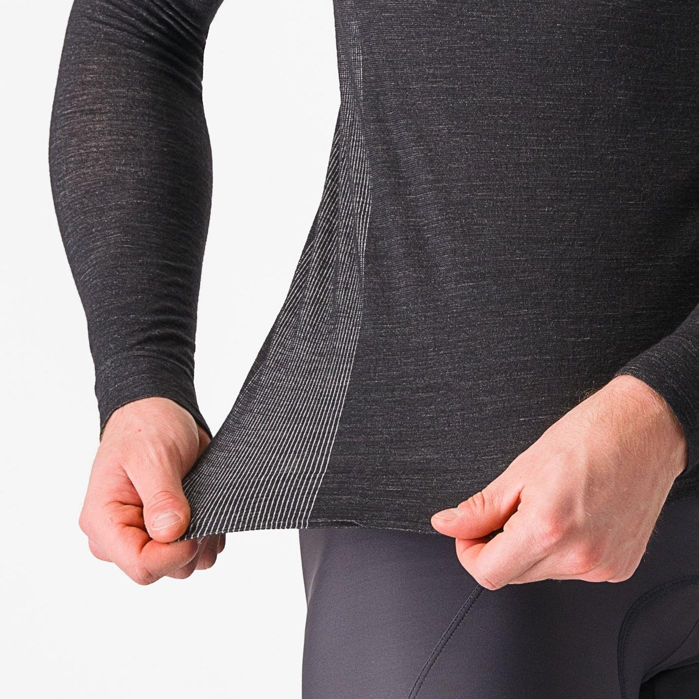 Beklædning - Baselayer / Undertøj - Castelli MERINO SEAMLESS BASELAYER - Sort