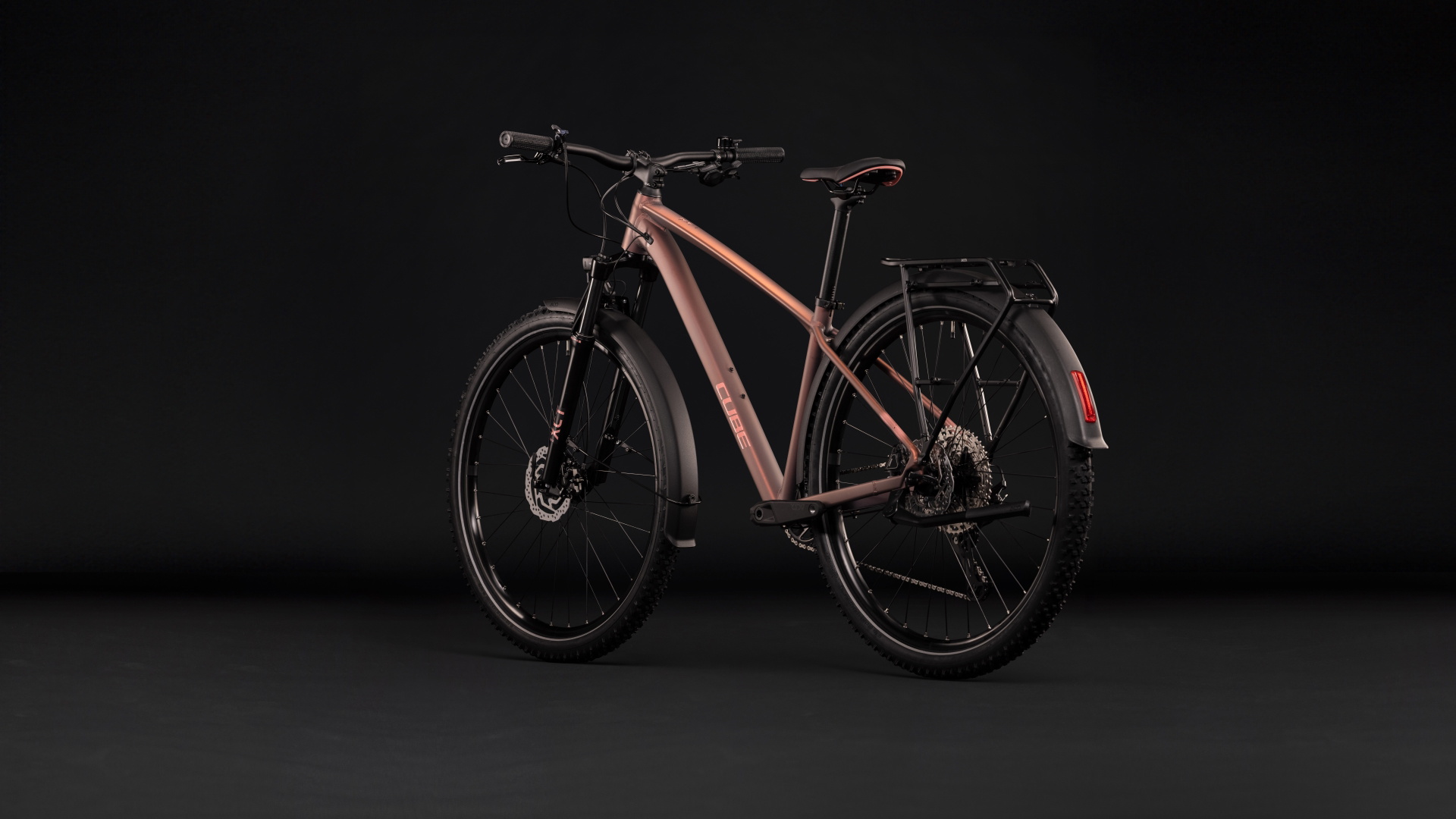 Cykler - Mountainbikes - Cube Aim SLX FE (Fully Equipped) 29" 2027 - Rustyrose´n´Peach