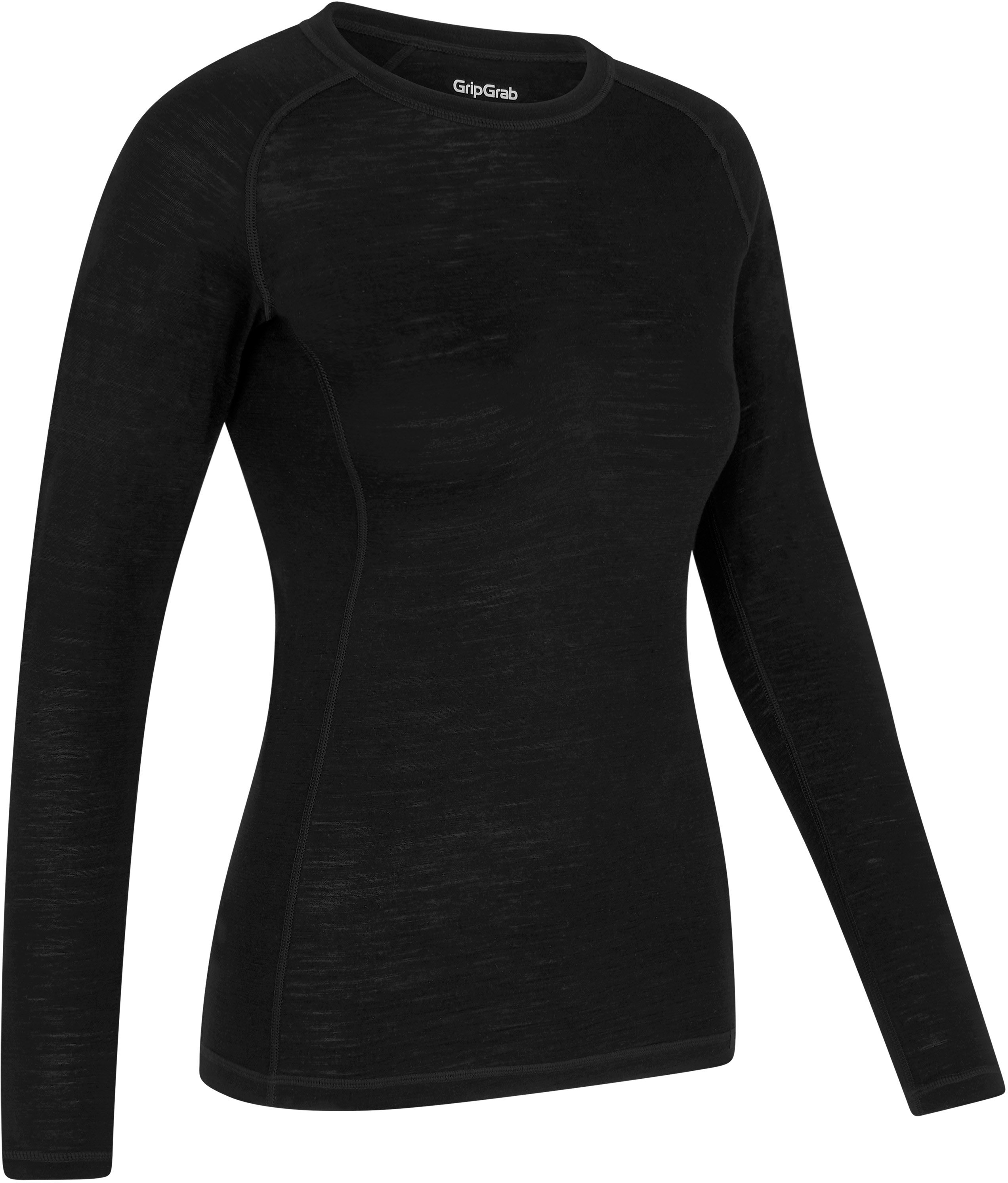 Beklædning - Baselayer / Undertøj - GripGrab Merino Blend Thermo Langærmet Baselayer til damer - Sort