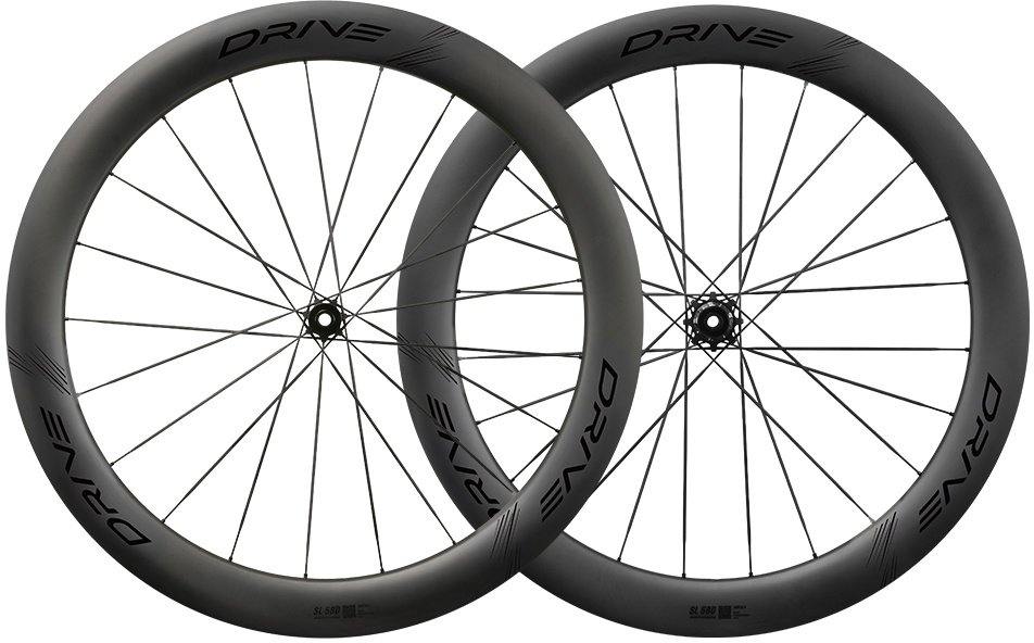 EliteWheels Drive SL 58D CS Disc Hjulsæt 700c Shimano HG - Matte Black EliteWheels Drive SL 58D CS Disc Hjulsæt 700c Shimano HG - Matte Black