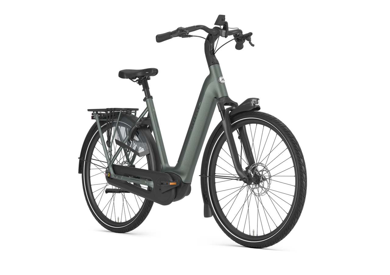 Cykler - Elcykler - Gazelle Grenoble C8+ Dame 2026 - Twilight Green Mat