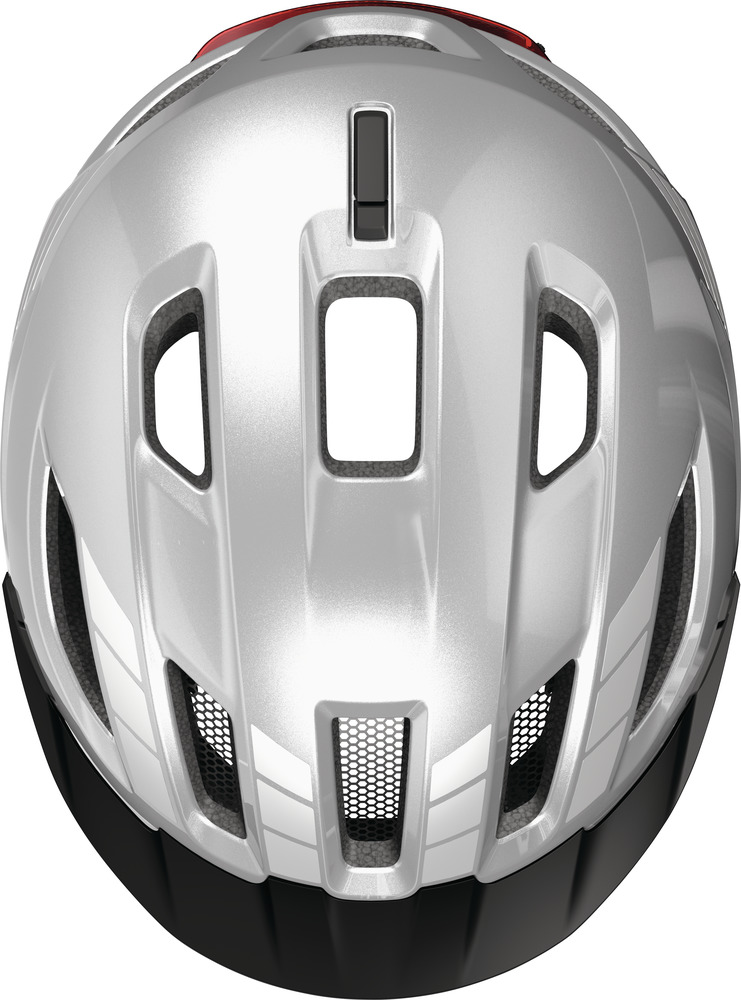 Beklædning - Cykelhjelme - Abus Hjelm Urban-I 4.0 m. LED - Signal Silver