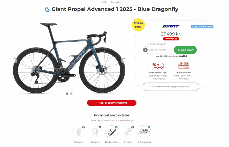 Sådan kan du se hvor meget du skal afbetale på en elcykel