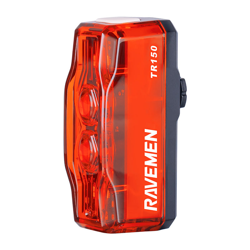 Tilbehør - Cykellygter - Ravemen TR150 Baglygte m. bremselys - 150 Lumen