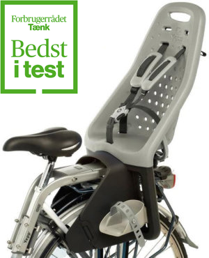 Tilbehør - Cykelstole - Yepp Maxi Barnestol, Sølv