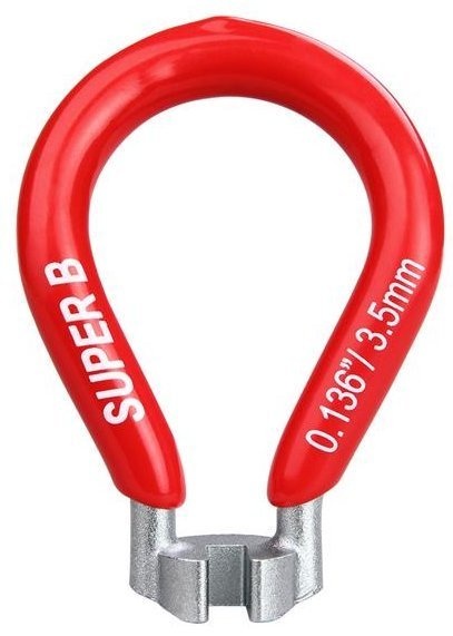 Tilbehør - Værktøj - SuperB Biketools Nippelnøgle 0,136" 3.5mm