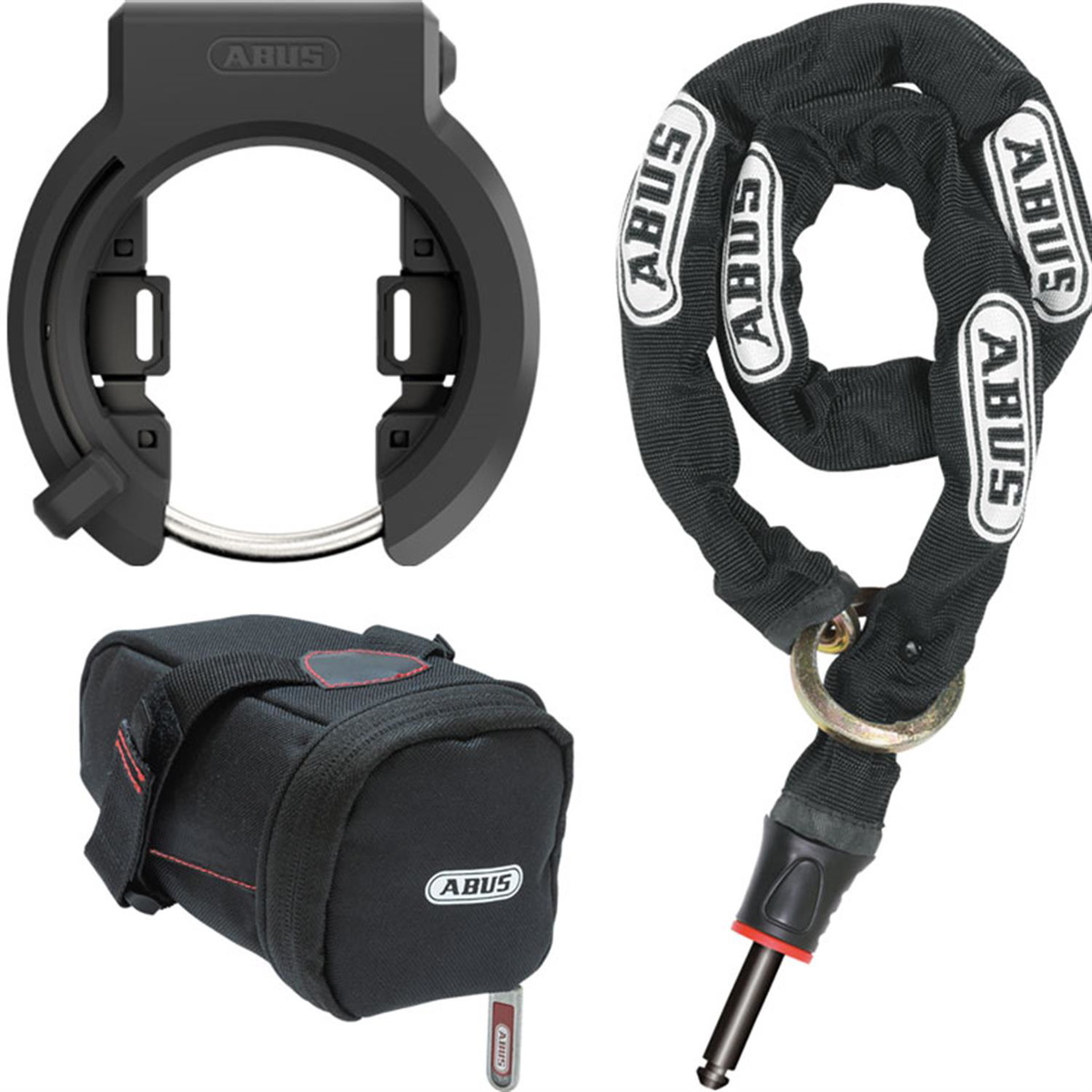 Abus Ringlås 6950M X-PLUS GRANIT m/kæde og taske