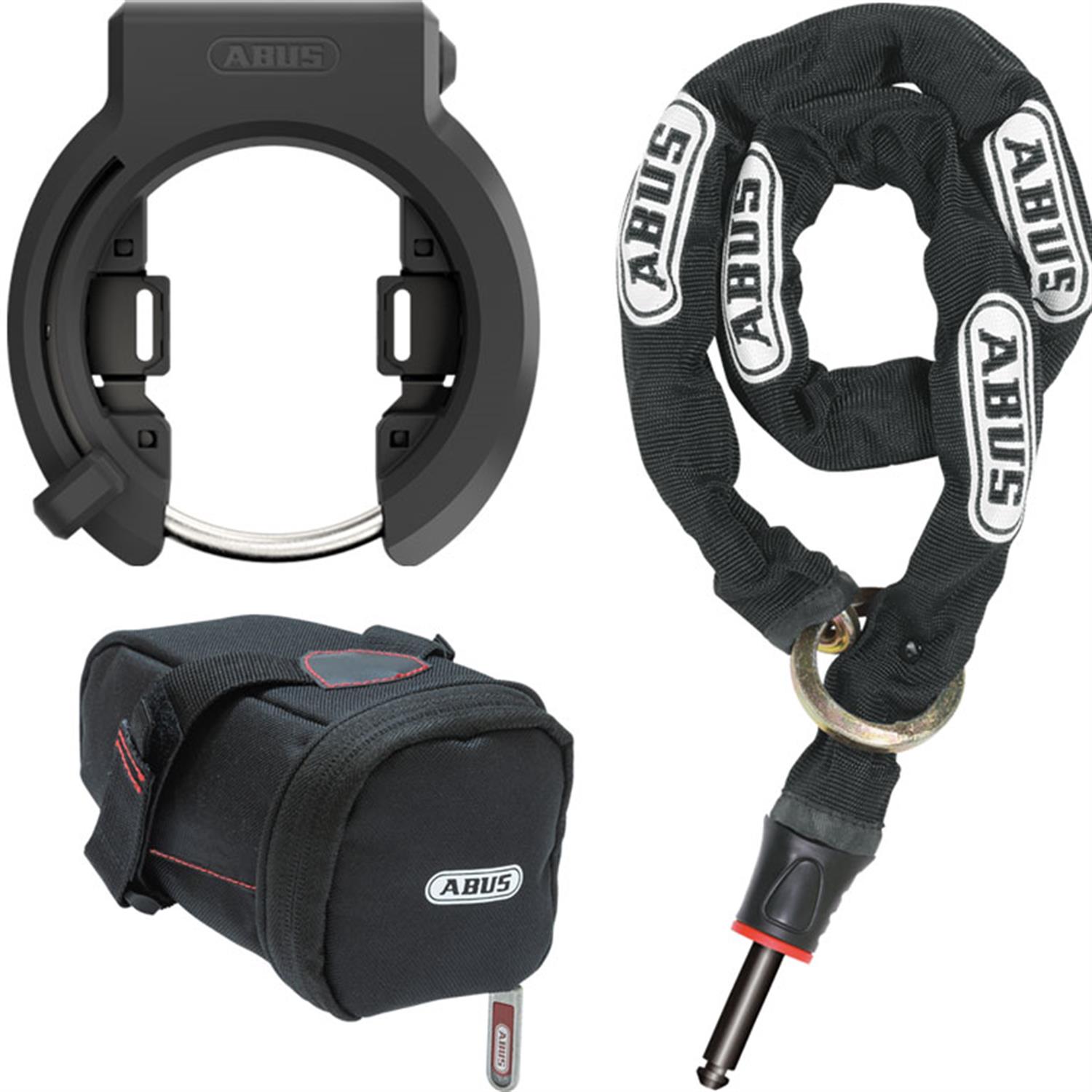 Abus Ringlås 6950M X-PLUS GRANIT  m/kæde og taske