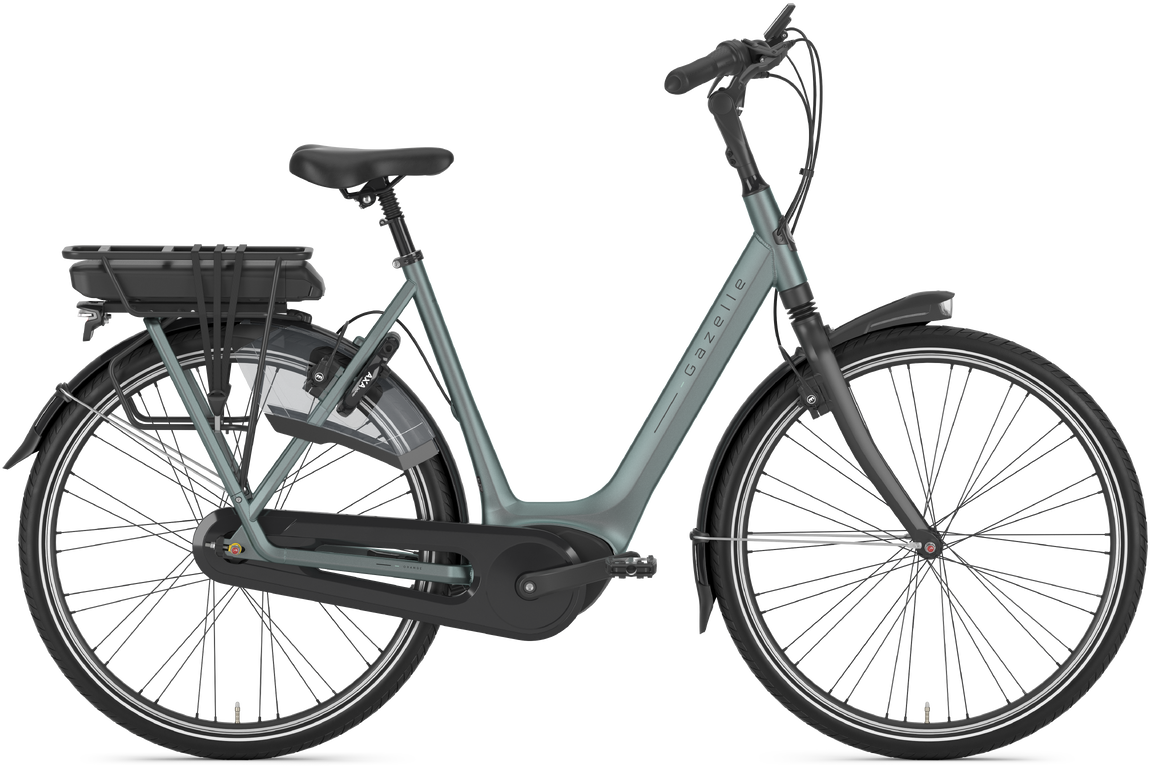 Cykler - Elcykler - Gazelle Orange C8 HMB Dame  2024 - Grøn