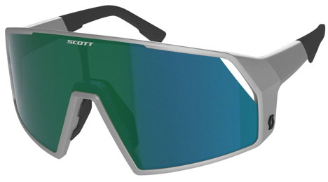 Scott Pro Shield Supersonic Edt. Cykelbriller - Sølv/grøn