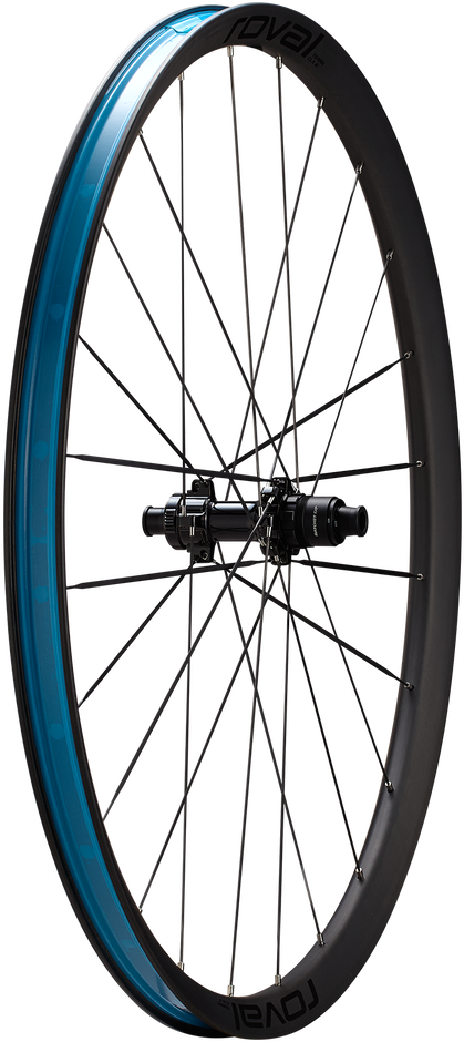 Roval Terra CLX III 700c Rear - Satin Carbon/Gloss Black