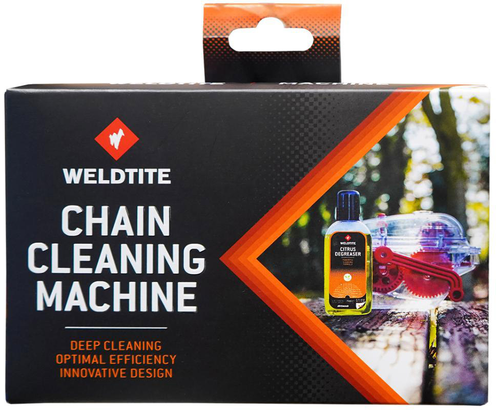 Tilbehør - Cykelpleje - Weldtite Kæderenseboks inkl. 75 ml Citrus Degreaser