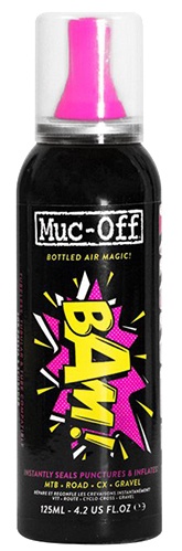 Se Muc-Off B.A.M. Bottled Air Magic (til punkteringer) - 125 ml hos Cykelexperten.dk