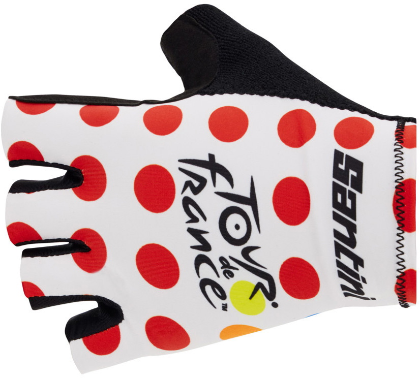 Beklædning - Cykelhandsker - Santini Tour de France - FAN OFFICIAL - Polka Dot - Cycling Gloves