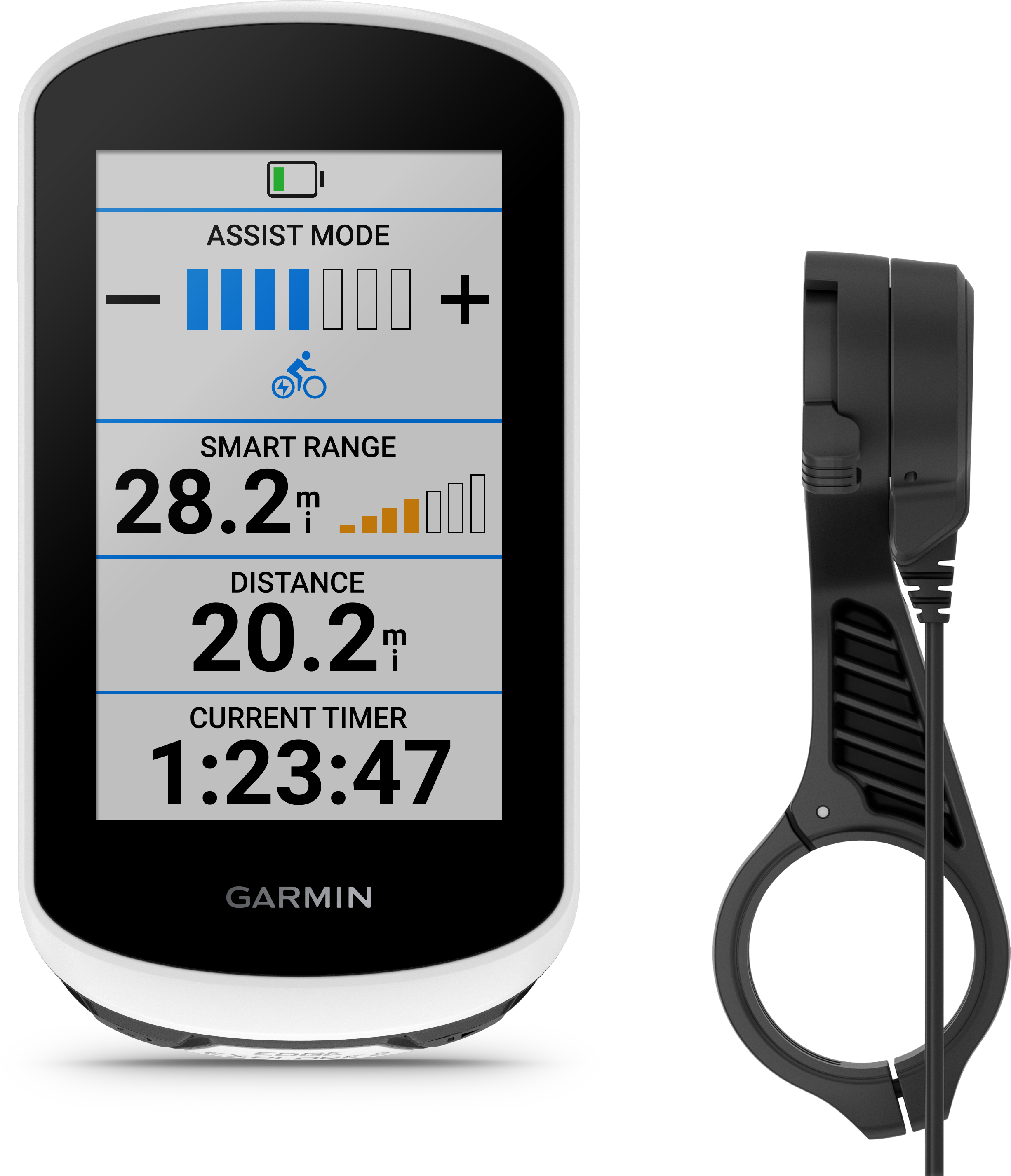 Tilbehør - Cykelcomputer & GPS - Garmin Edge Explore 2 GPS Cykelcomputer - Power Mount Bundle