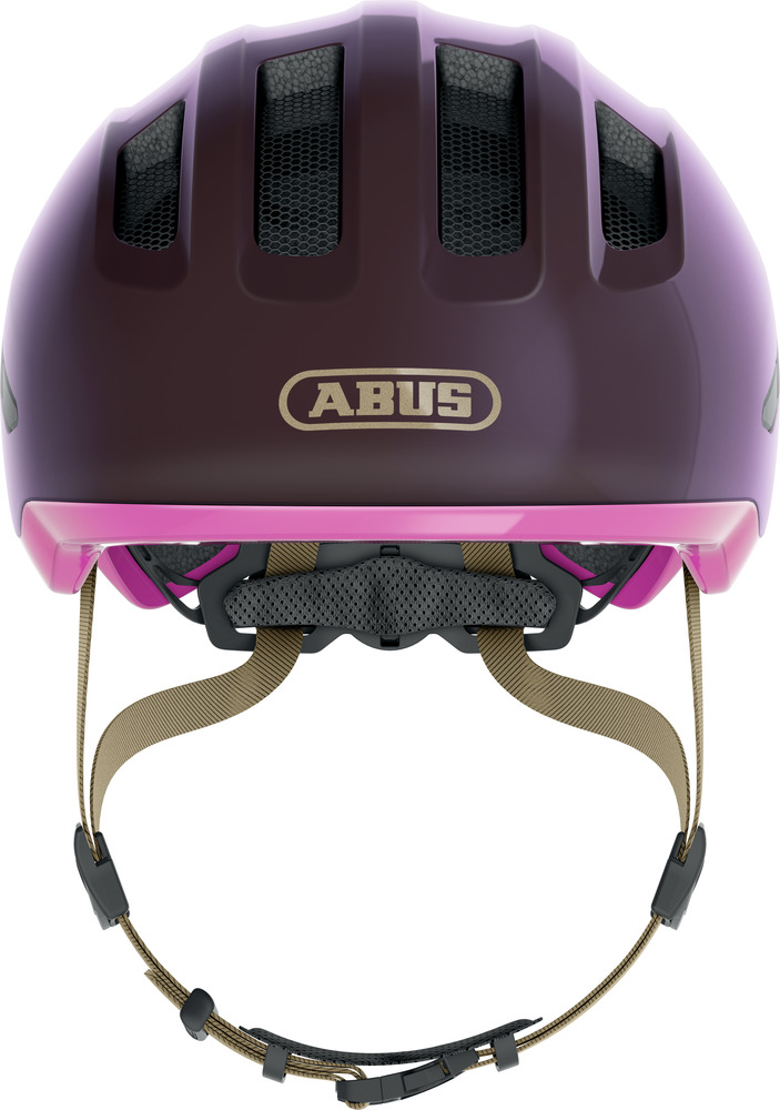 Beklædning - Cykelhjelme - Abus Smiley 3.0 ACE m. LED lys - Lilla/Lyserød (DK)