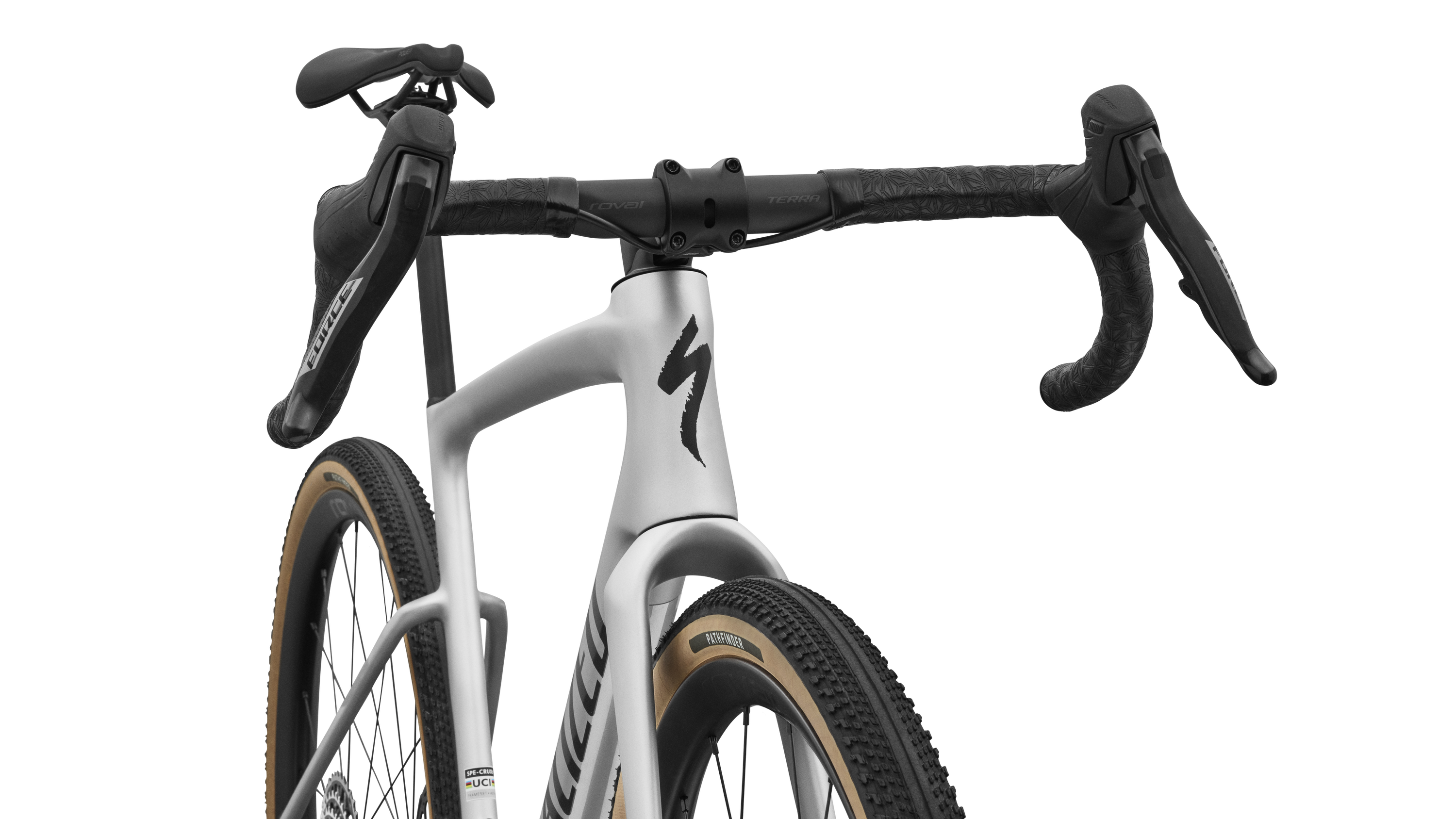 Cykler - Gravel cykler - Specialized Crux 5 Expert SRAM Force XPLR 2027 - Shadow Silver/Obsidian Metallic