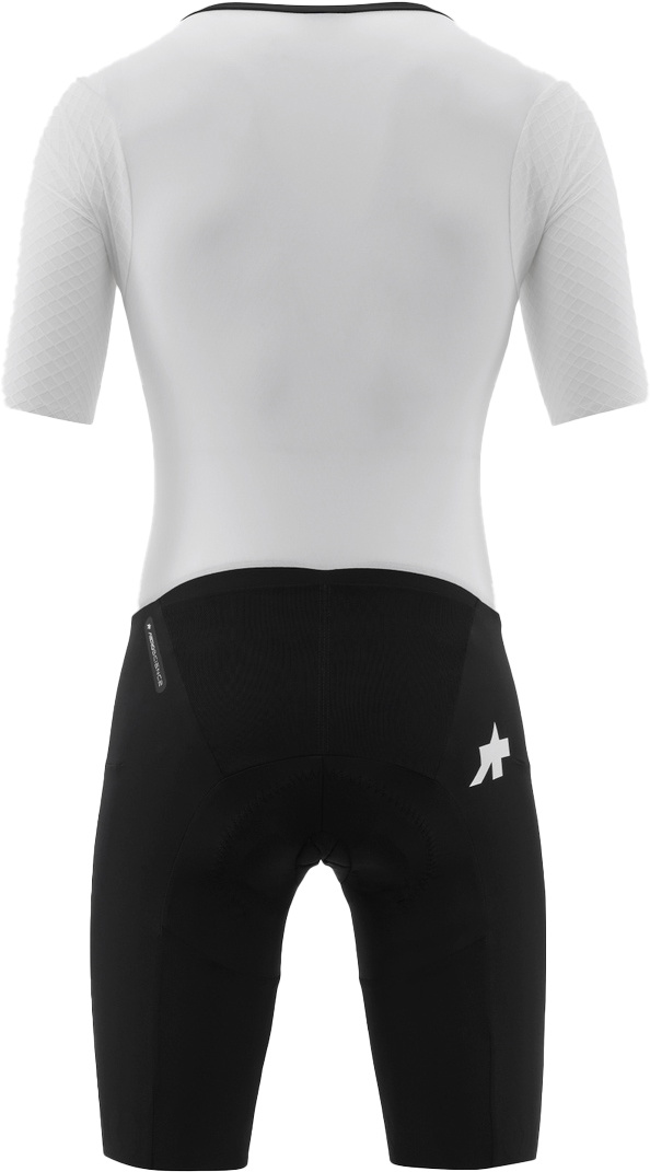 Beklædning - Cykelbukser - Assos EQUIPE RSR TRIATOR Speedsuit S11 Triatlondragt Cykeltrøje og Cykelbukser - White Series