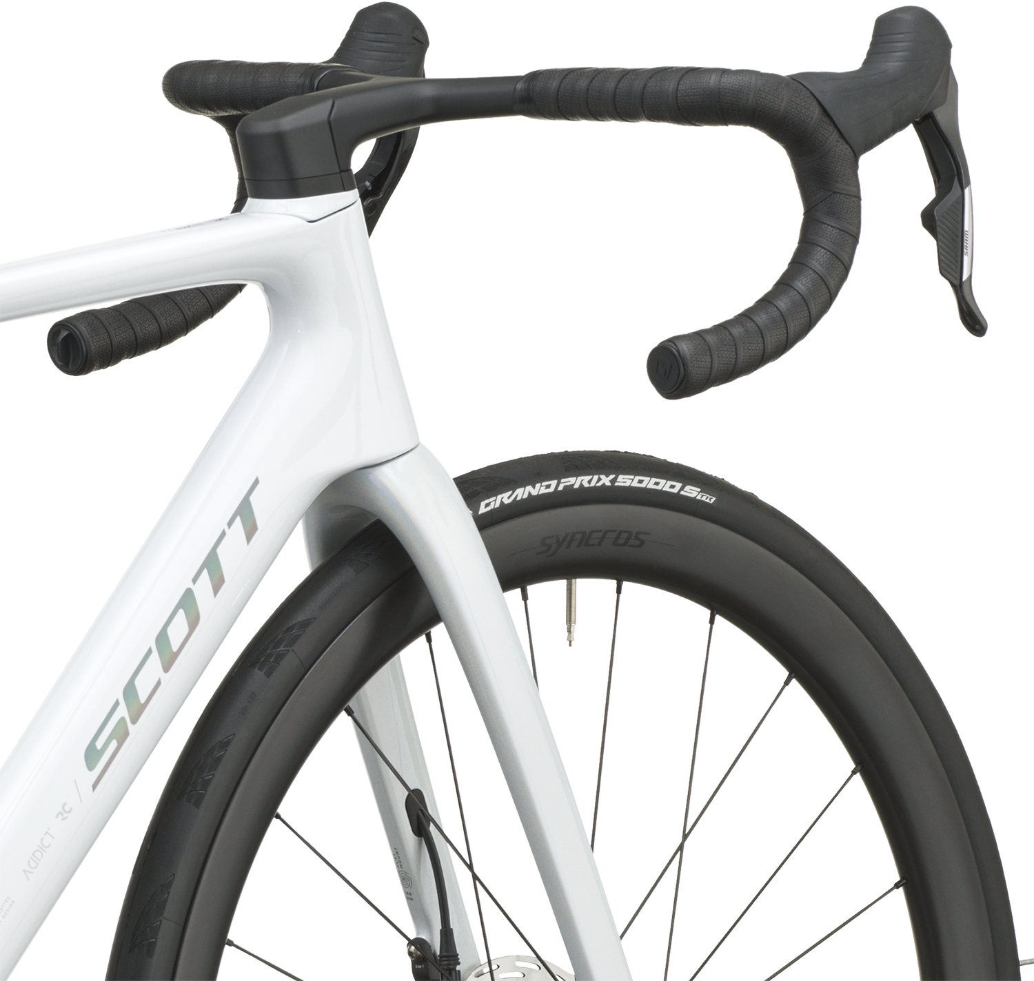 Cykler - Racercykler - Scott Addict RC Team 2027 - Rainbow White