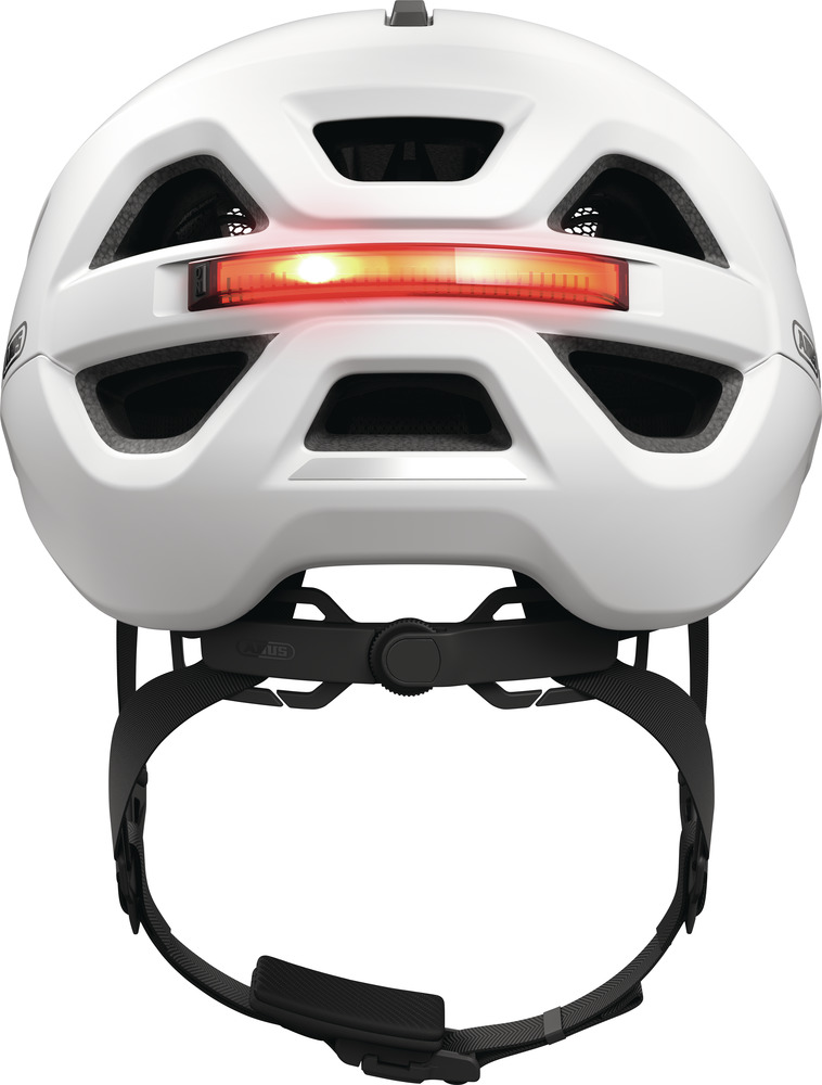Beklædning - Cykelhjelme - Abus Hjelm Urban-I 4.0 ACE m. LED - Polar White