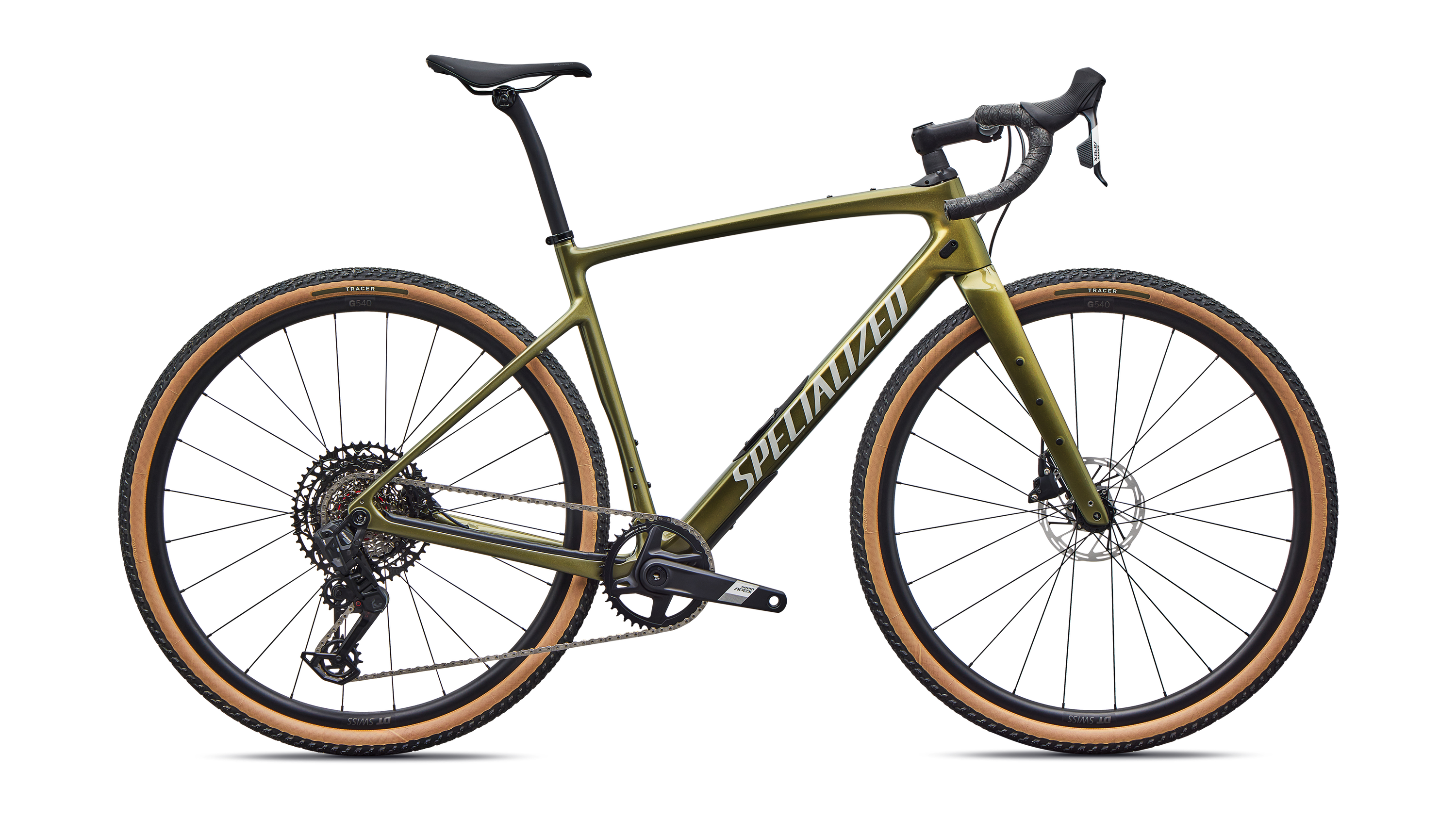 Cykler - Gravel cykler - Specialized Diverge 4 Comp Carbon 2026 - Laurel Green Metallic/Dolomite Metallic