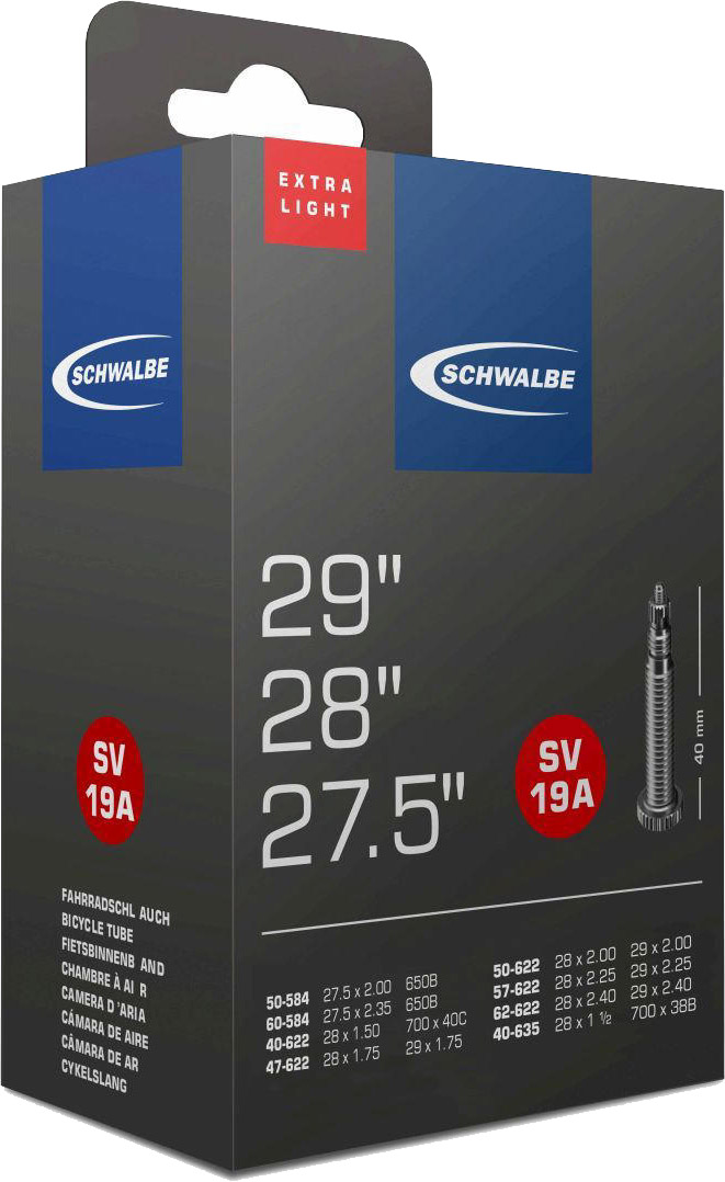 Schwalbe SV19A Extra Light Slange 27.5/28/29x1.50-2.40 FV 40mm
