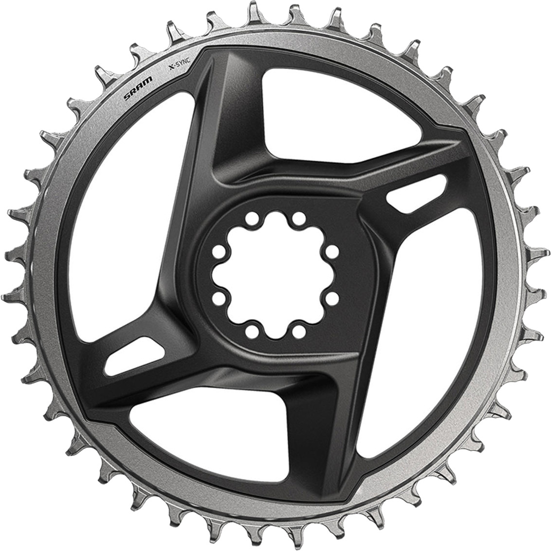 SRAM X-SYNC 2 Klinge 42T Direct Mount 6mm Offset 1x 11/12 speed Sort