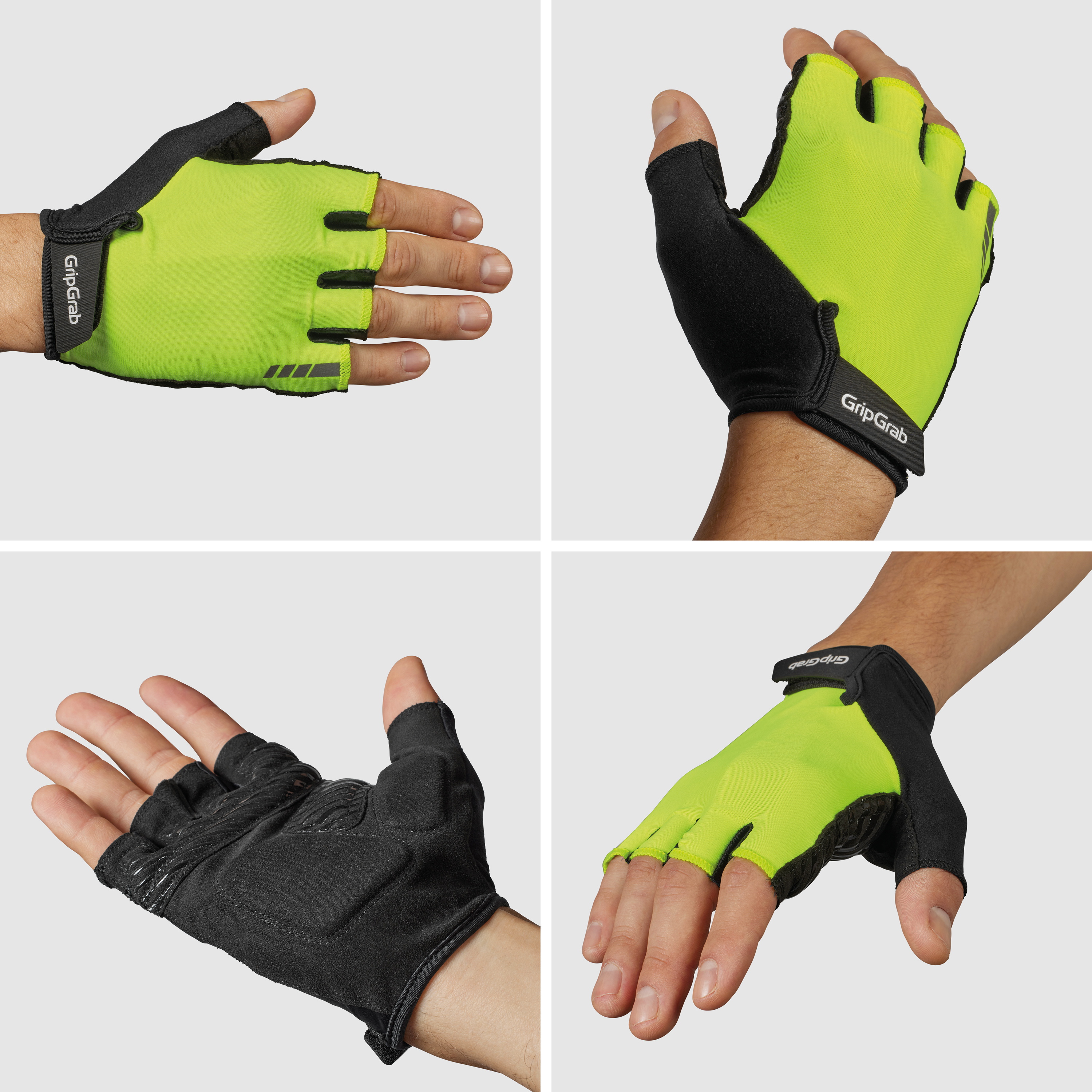 Beklædning - Cykelhandsker - GripGrab ProRide RC Max Cykelhandske - Yellow Hi-Vis