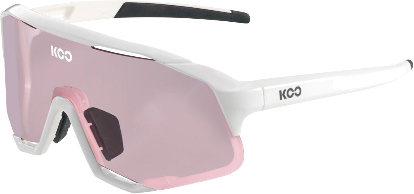  - KOO Demos Cykelbriller Fotokromiske - Hvid/Pink