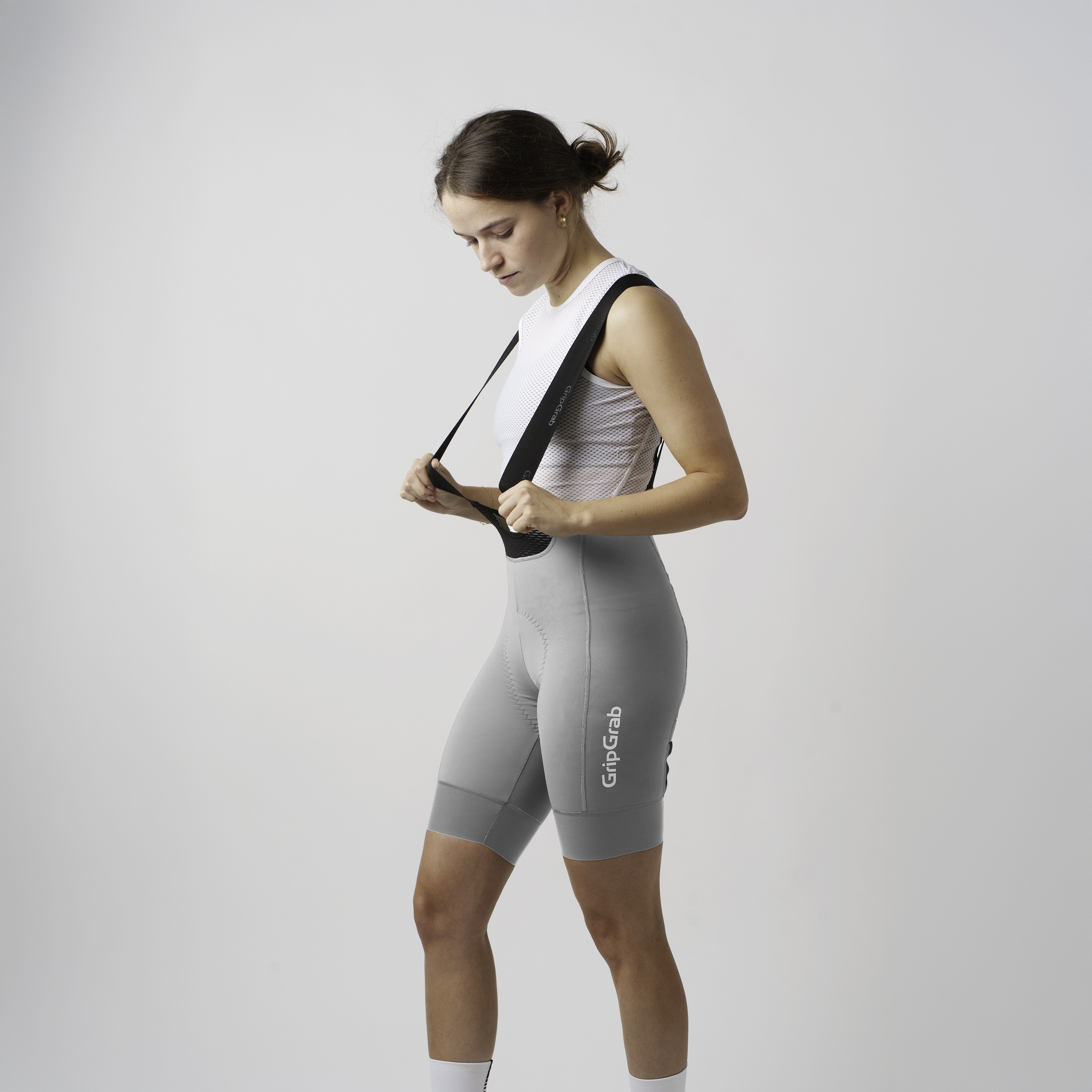 Beklædning - Cykelbukser - GripGrab PACR-bibshorts til damer - Grey