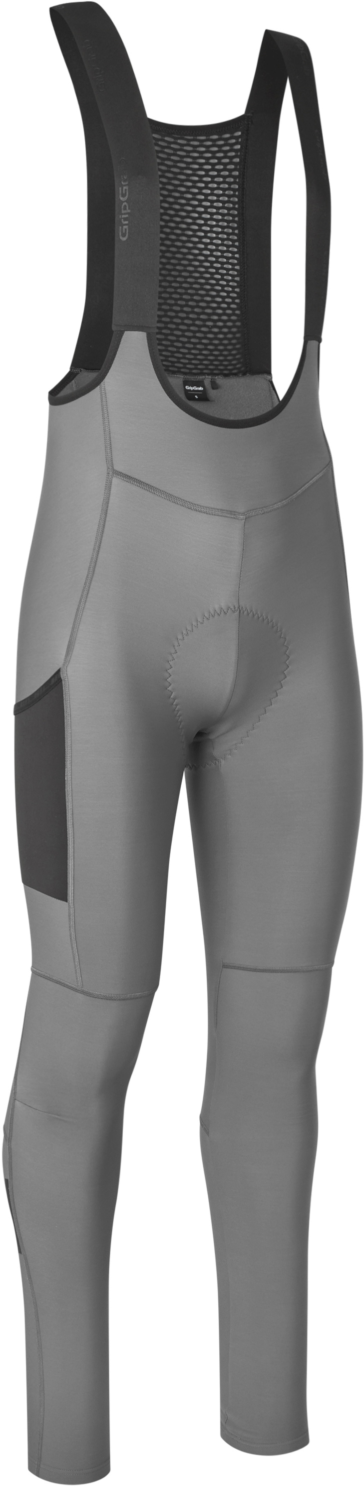 GripGrab PACR Thermo bibtights - Grey GripGrab PACR Thermo bibtights - Grey