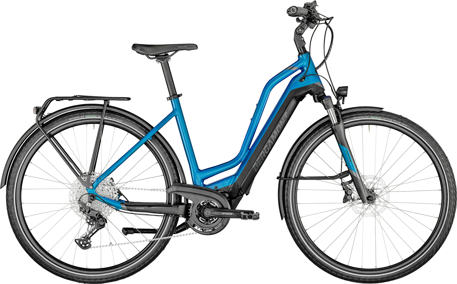 Bergamont E-Horizon Expert Amsterdam 2021 - Blå