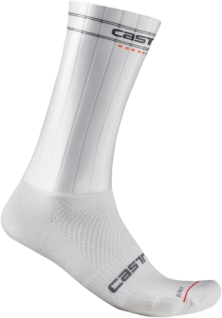 Castelli FAST FEET 3 SOCK - White
