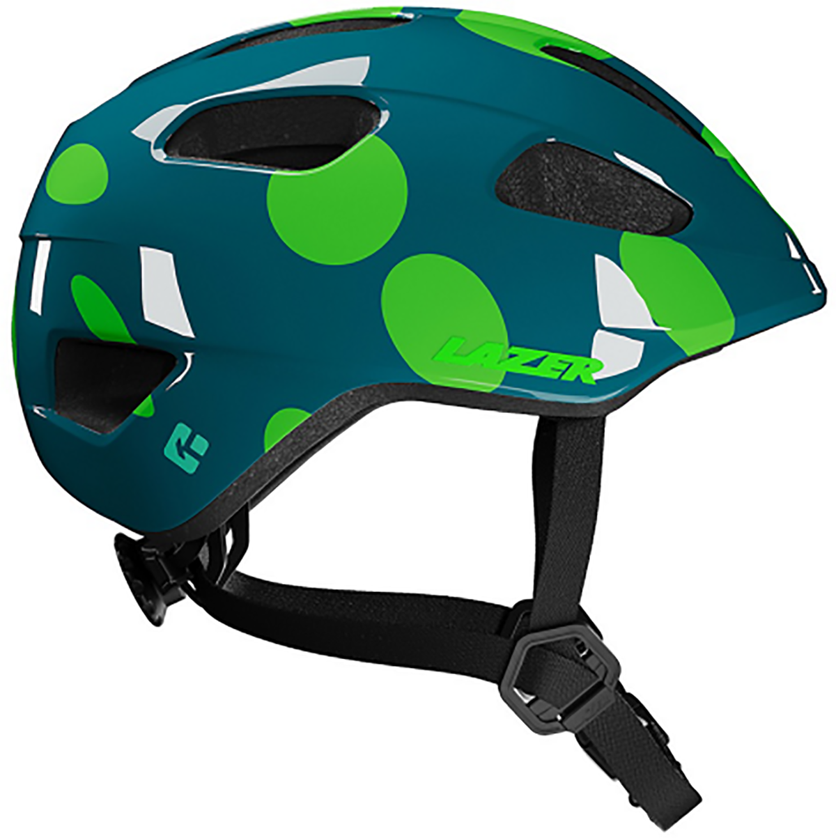 Lazer Nutz 2.0 Kineticore Turnfit cykelhjelm - Green Dots