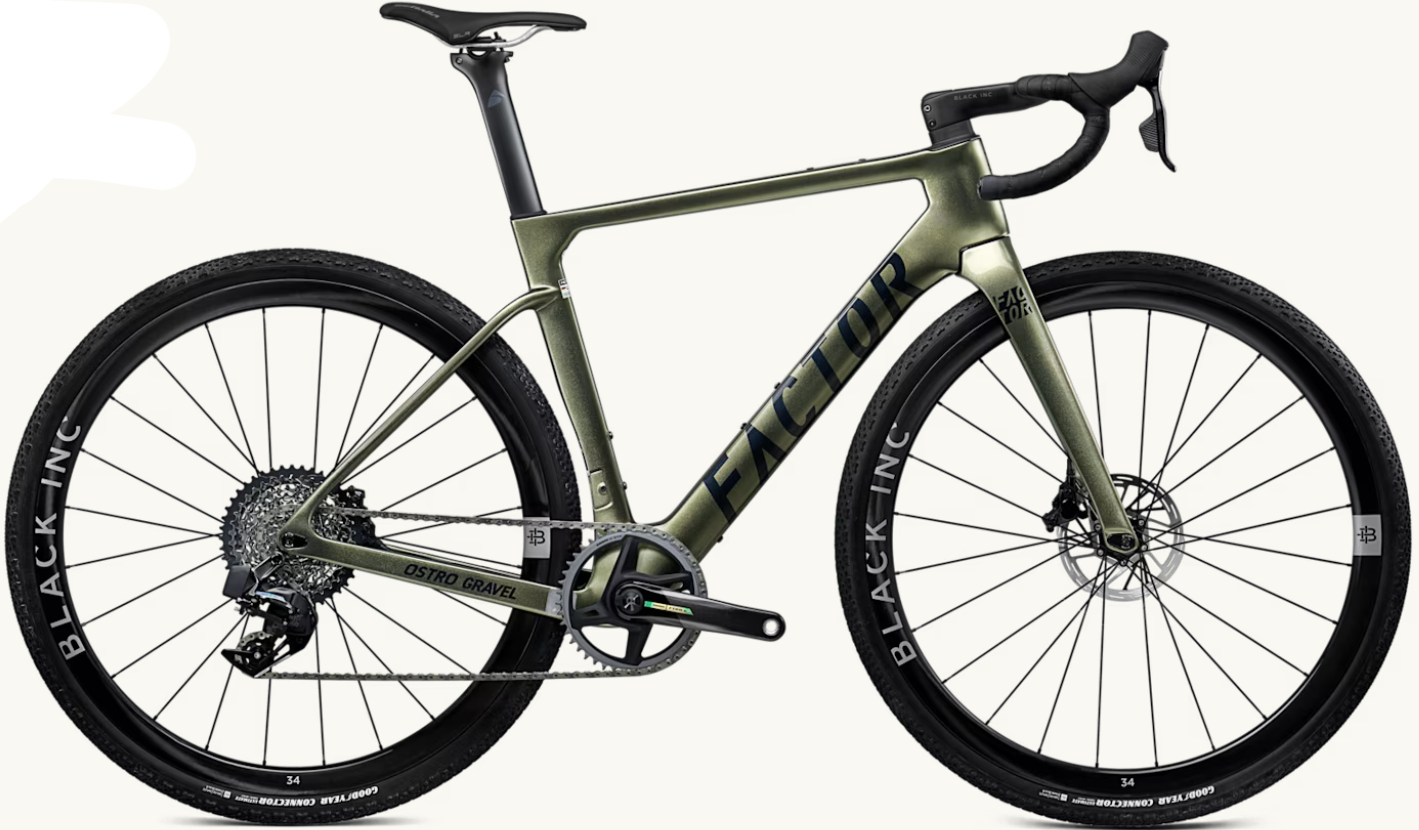 Factor OSTRO GRAVEL SRAM RED – Olive Green