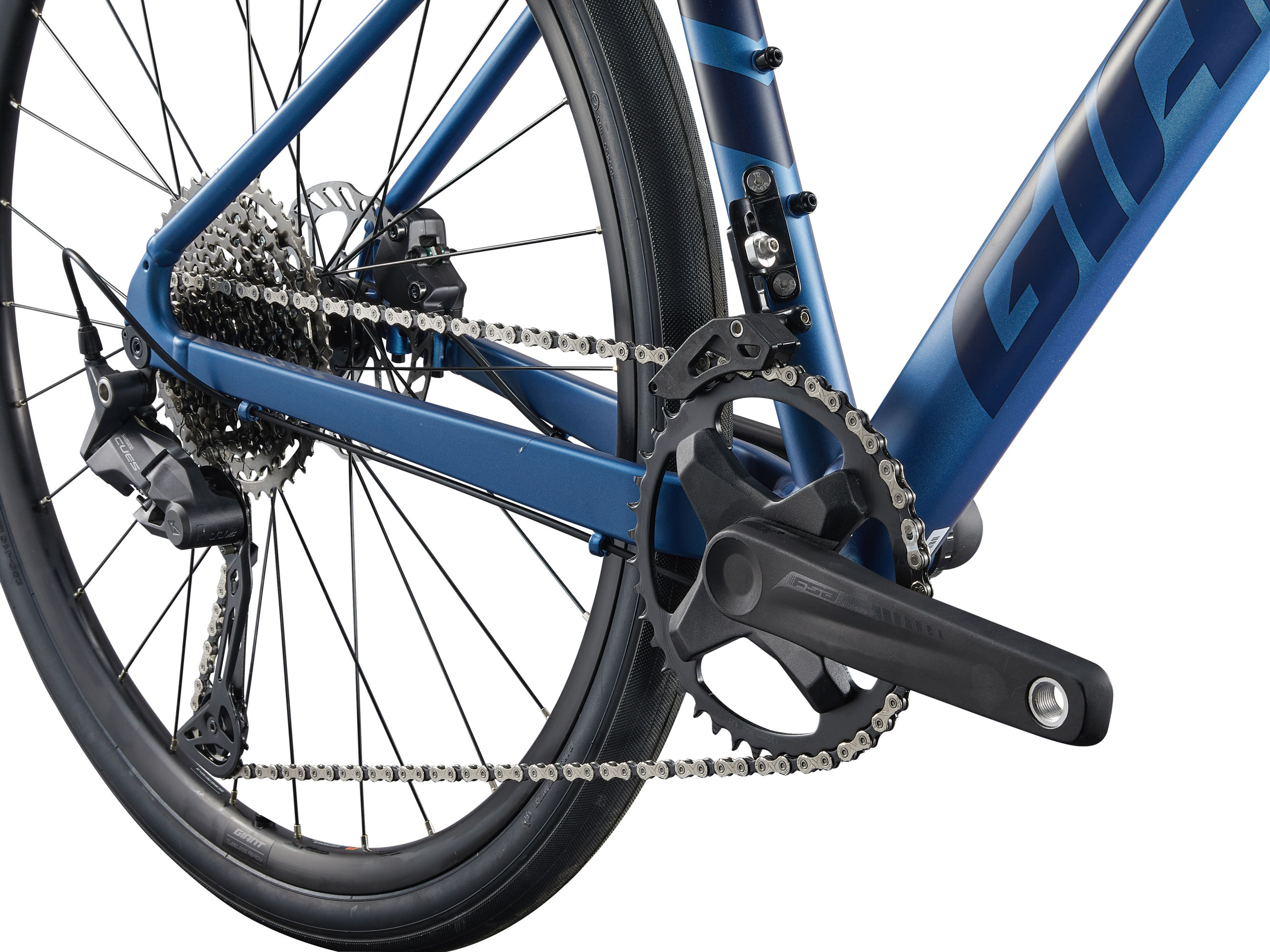 Cykler - Herrecykler - Giant FastRoad AR 1 2025 - Electron Blue