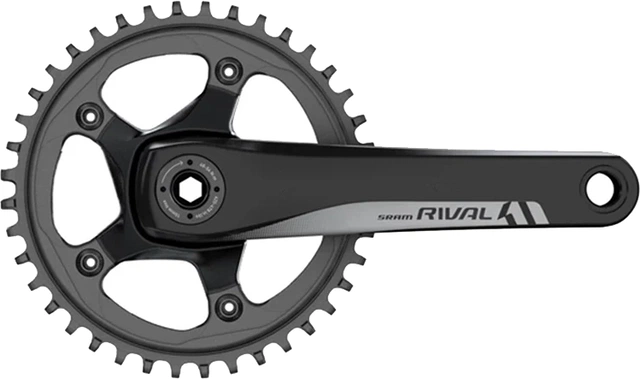 SRAM Rival 1 GXP Kranksæt 42T 175mm 1x 10/11 speed 110 BCD Sort (uden krankboks)
