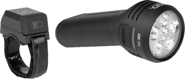 ACID by Cube ARC 1800 Forlygte 1800 lumen - Black