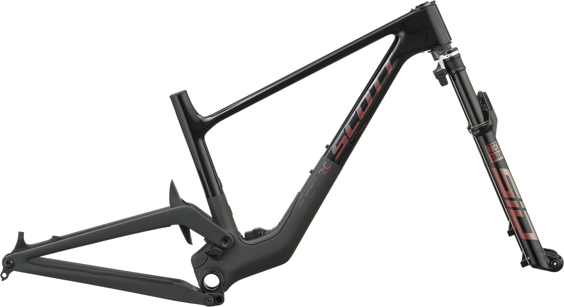 Scott Frame+Fork Spark RC SL 2027 - Piano Black