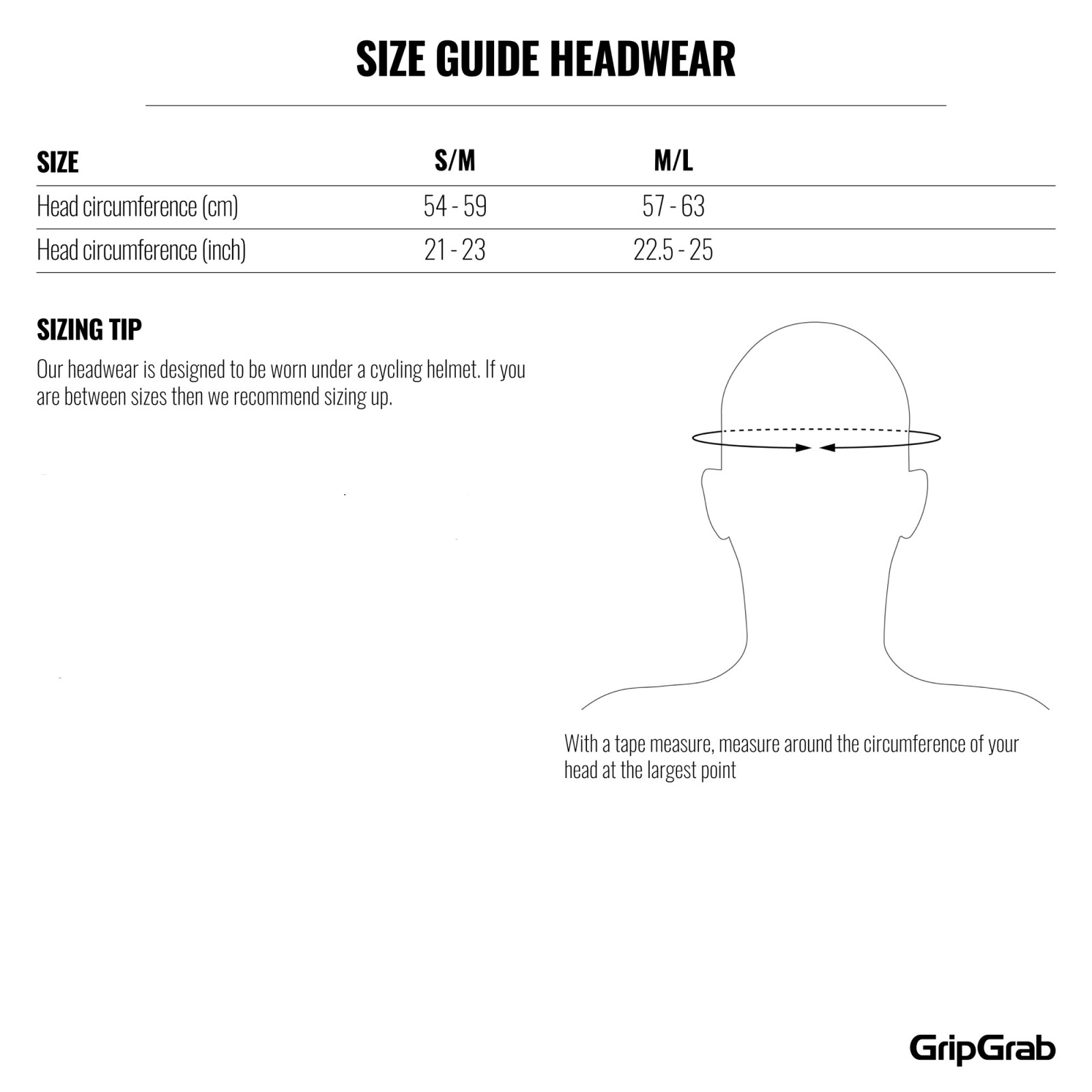 Beklædning - Cykelkasketter - GripGrab Classic Bomulds Cycling Cap - Black