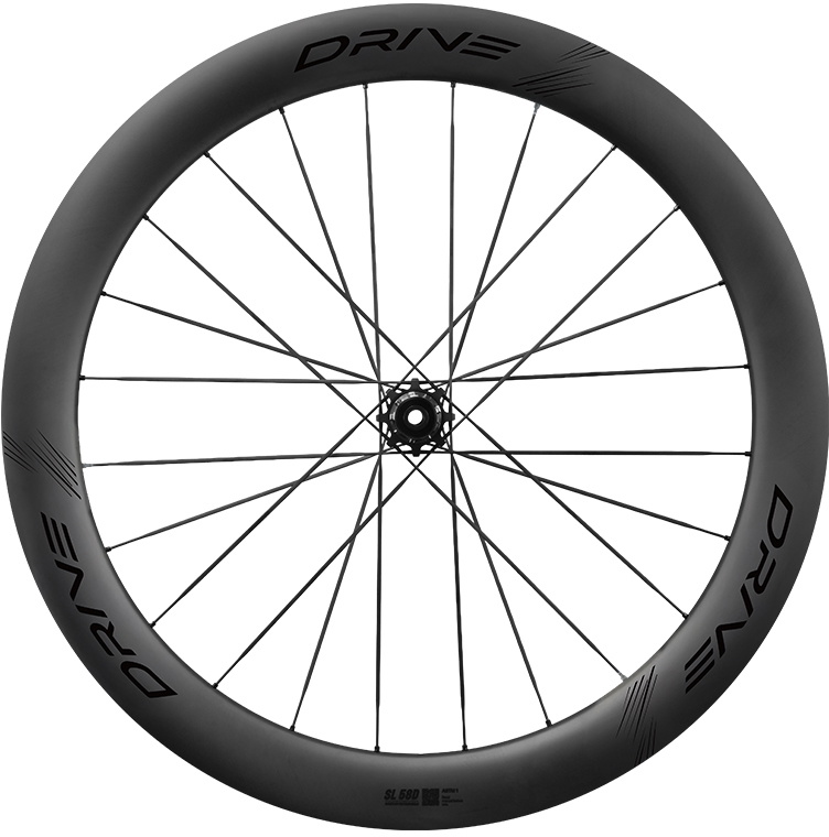 Reservedele - Hjulsæt - EliteWheels Drive SL 58D CS Disc Hjulsæt 700c Shimano HG - Matte Black