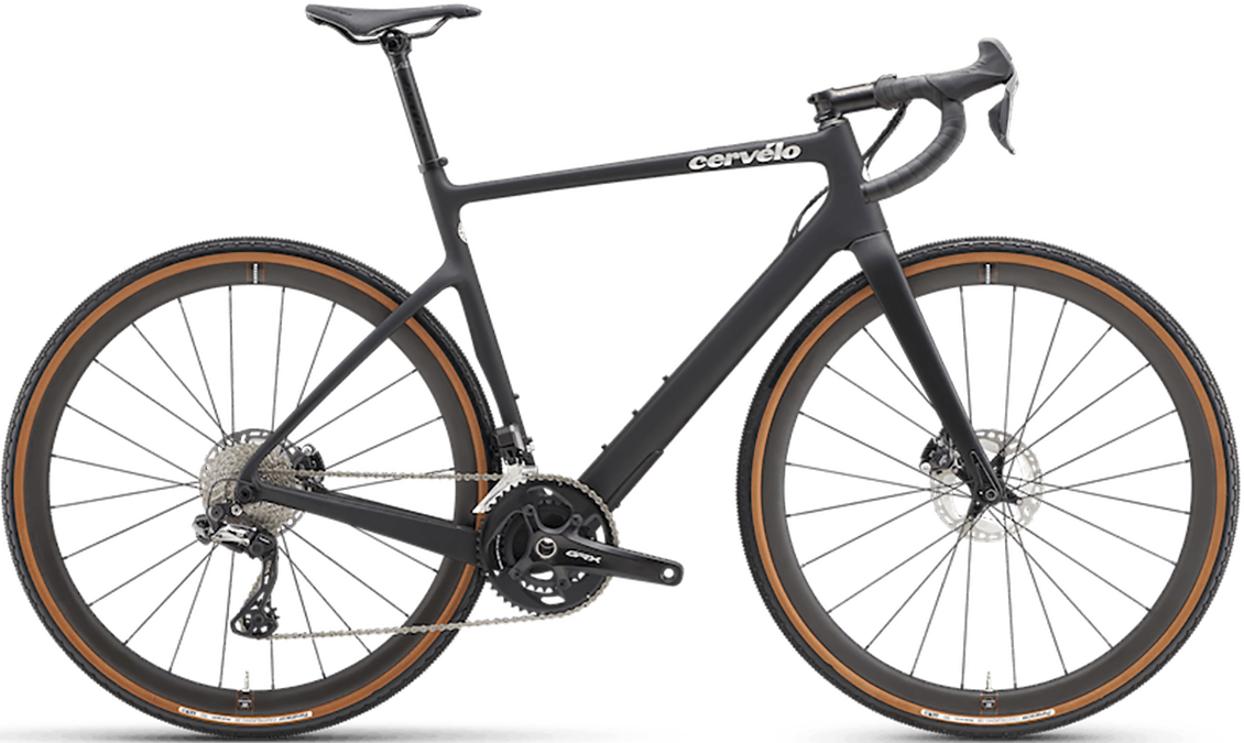 Cykler - Racercykler - Cervélo Aspero GRX RX815 Di2 2024 - Sort