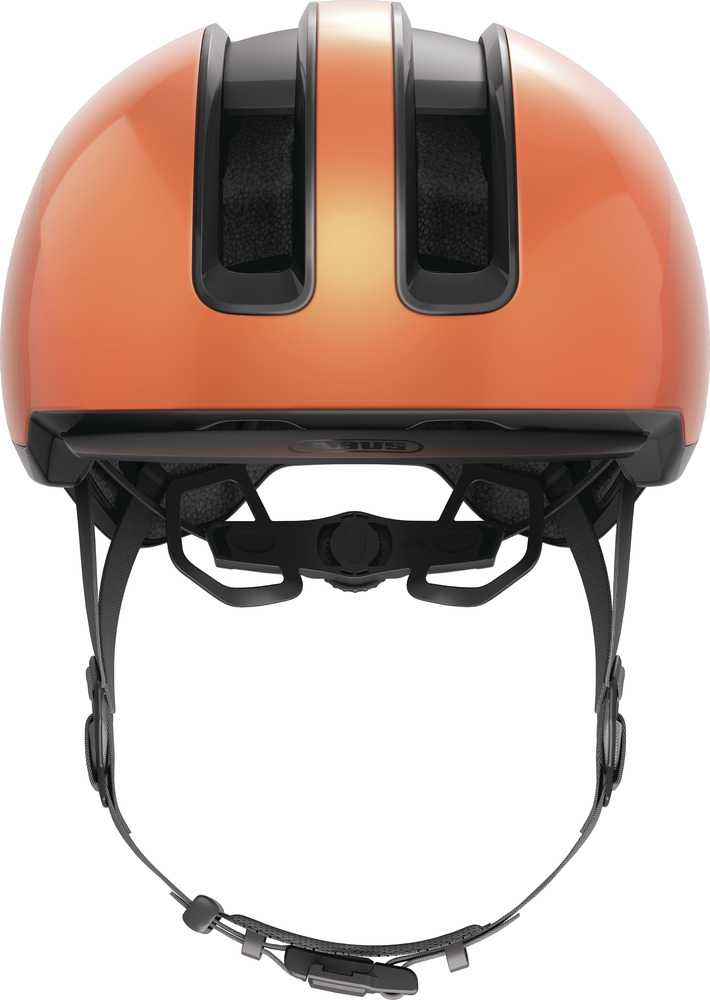 Beklædning - Cykelhjelme - Abus Hud-Y m. LED lys - Orange