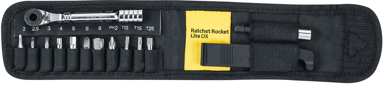 Tilbehør - Værktøj - Topeak Mini Ratchet Rocket Lite DX Vørktøj (15 funktioner)