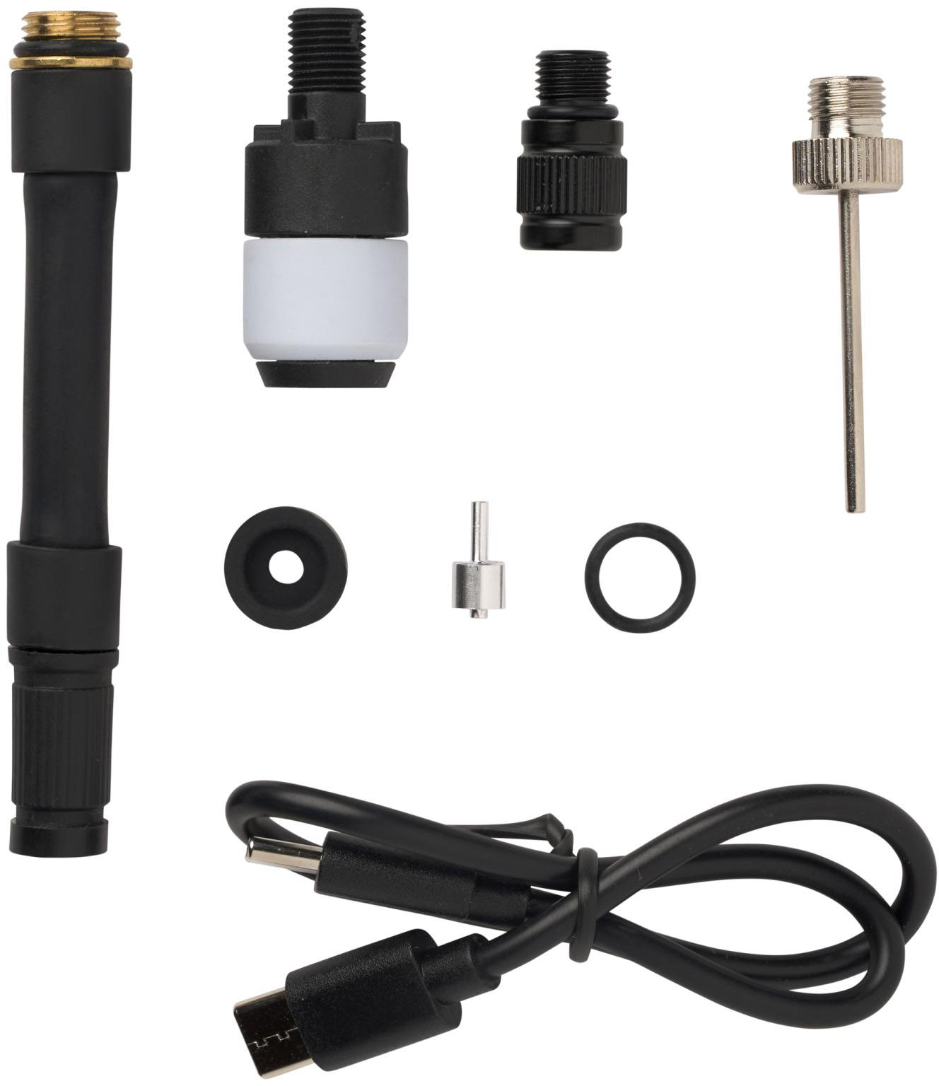Tilbehør - Cykelpumper - Schwalbe Elektrisk Minipumpe Aluminium USB-C - Sort