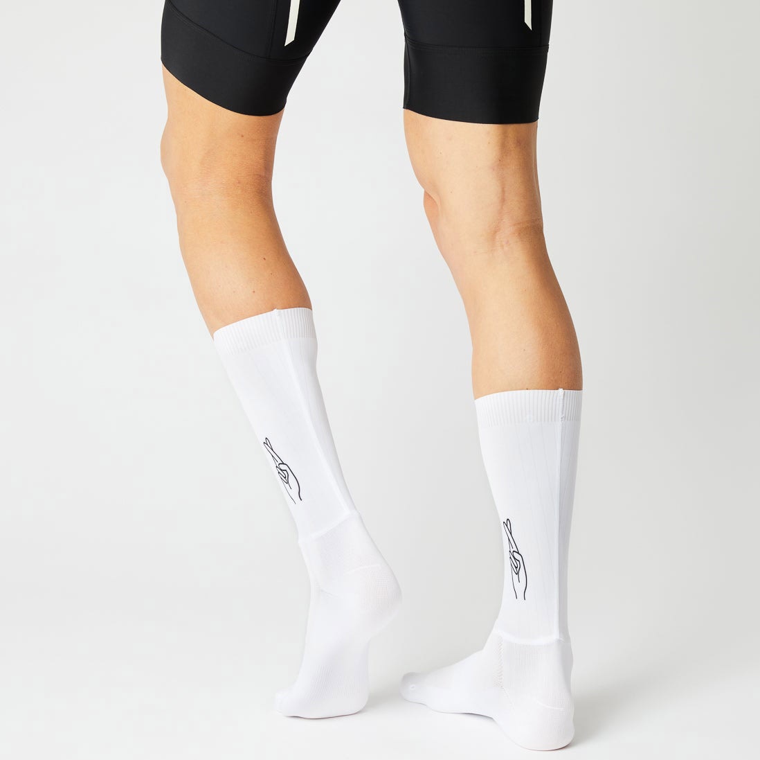 Beklædning - Sokker - Fingerscrossed AERO Sokker Logo - Hvid