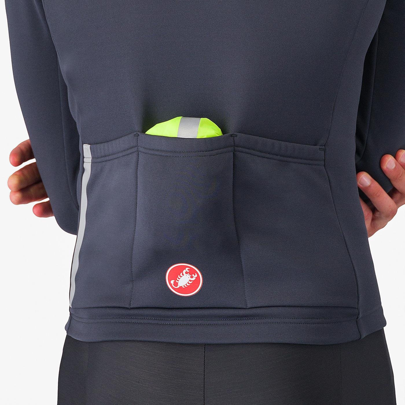 Beklædning - Regntøj & Vindtøj - Castelli SQUALL SHELL JACKET - Lime/Sort