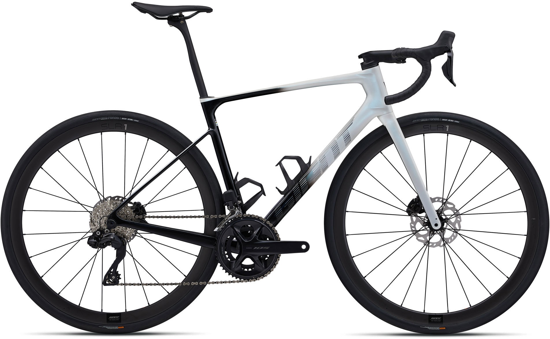 Cykler - Racercykler - Giant Defy Advanced Pro 1 2024 - Hvid/Sort