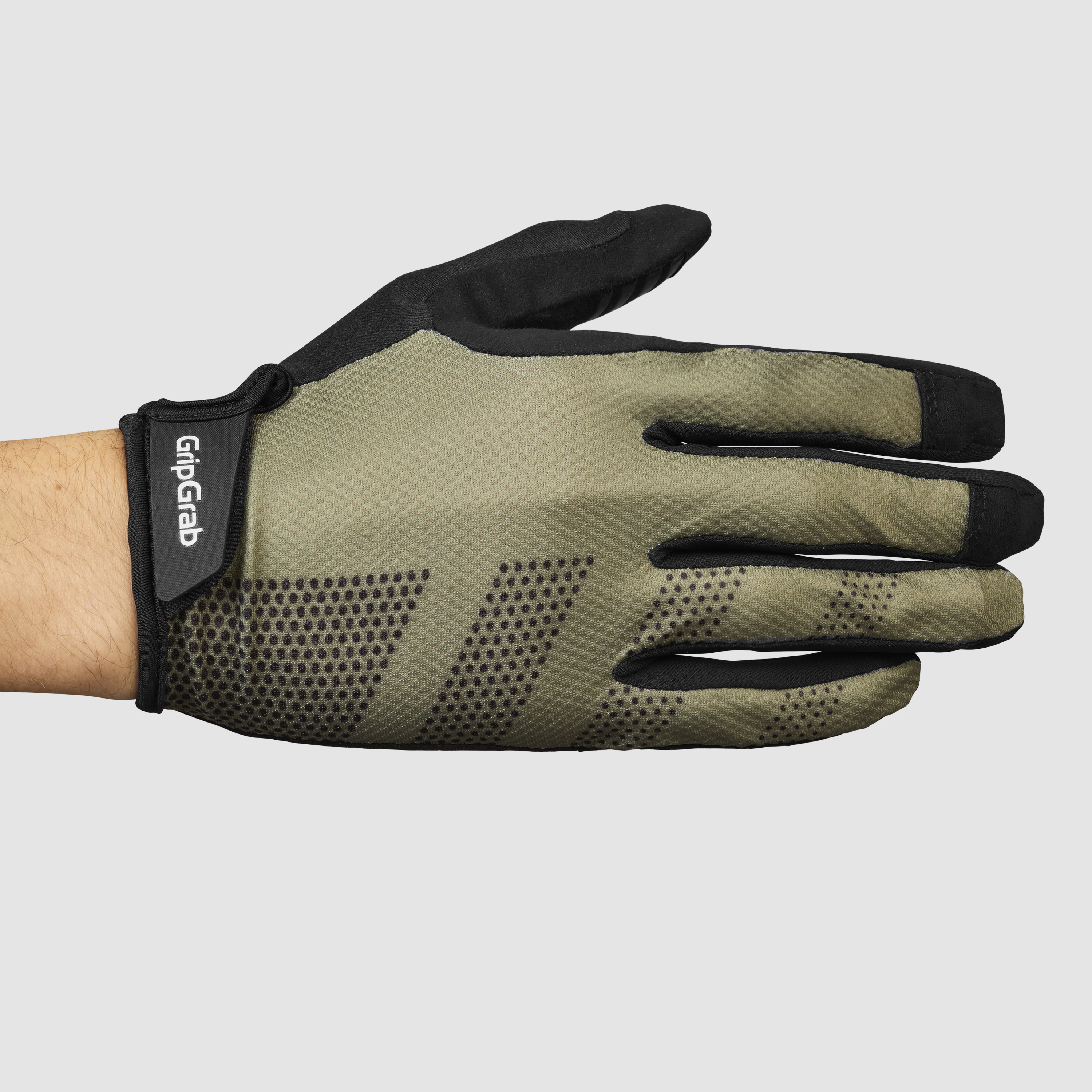 Beklædning - Cykelhandsker - GripGrab RIDE Lite Langfingret Sommerhandsker - Olive Green