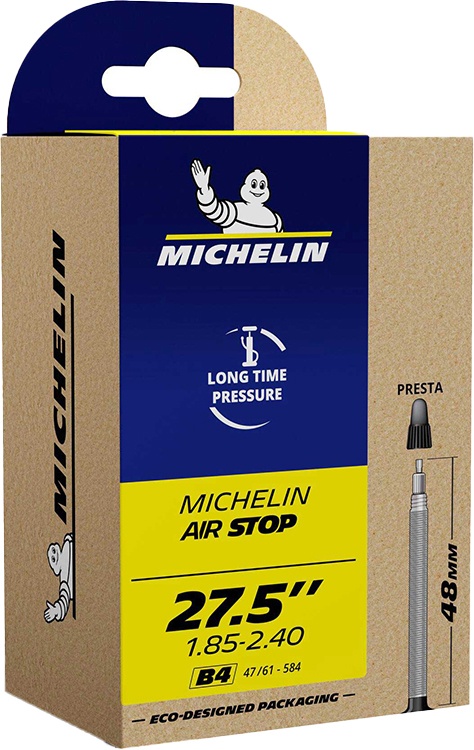 Reservedele - Cykelslanger - Michelin Airstop Tube 27.5x1.85-2.40 - Presta 48mm